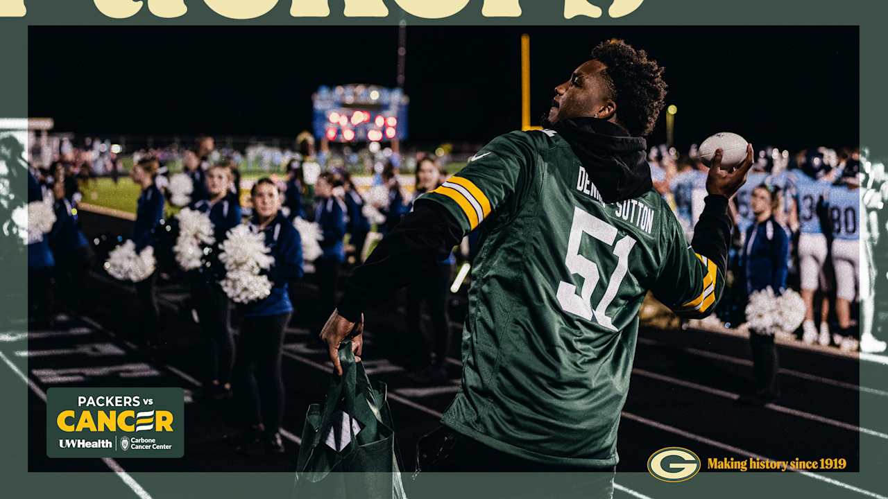 Photos: Packers attend high school football game to support Packers vs ...