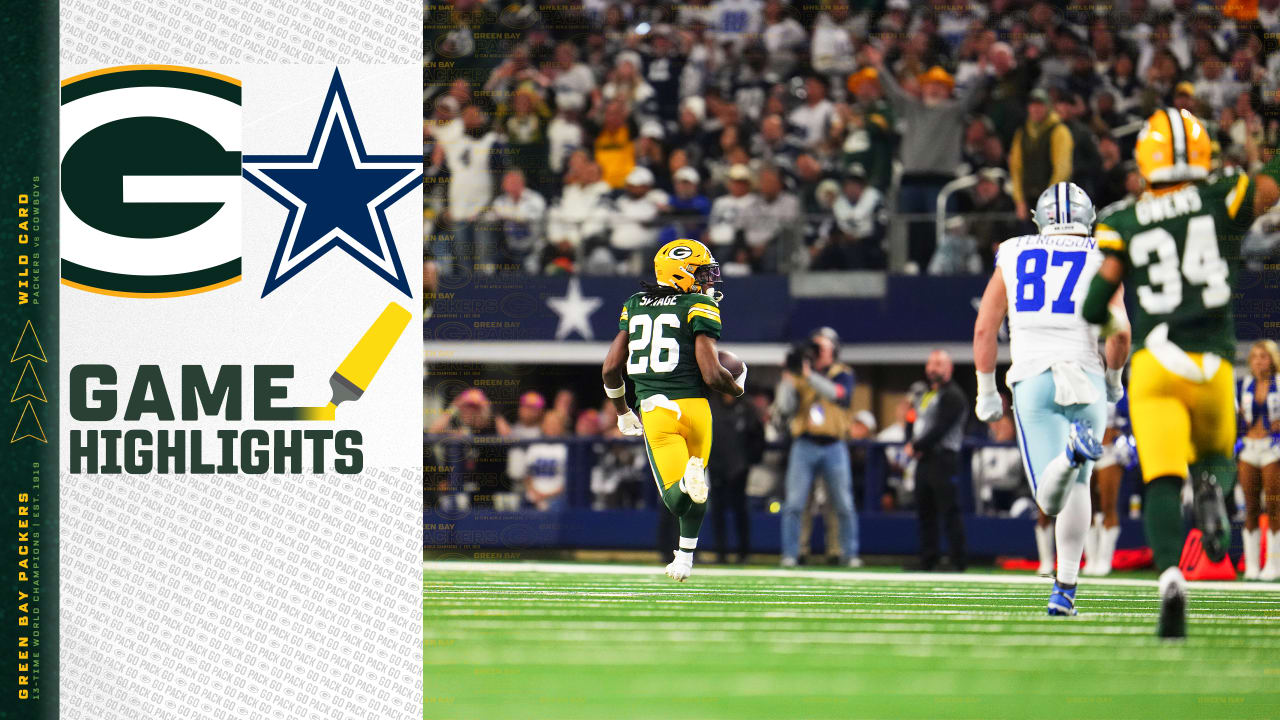 PICK SIX! Darnell Savage returns 64-yard INT to the house | Packers vs.  Cowboys