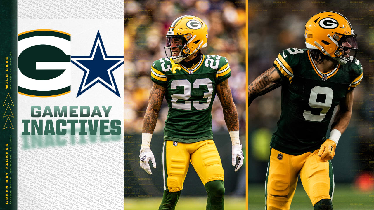 CB Jaire Alexander, WR Christian Watson both active for Green Bay | Packers-Cowboys inactives