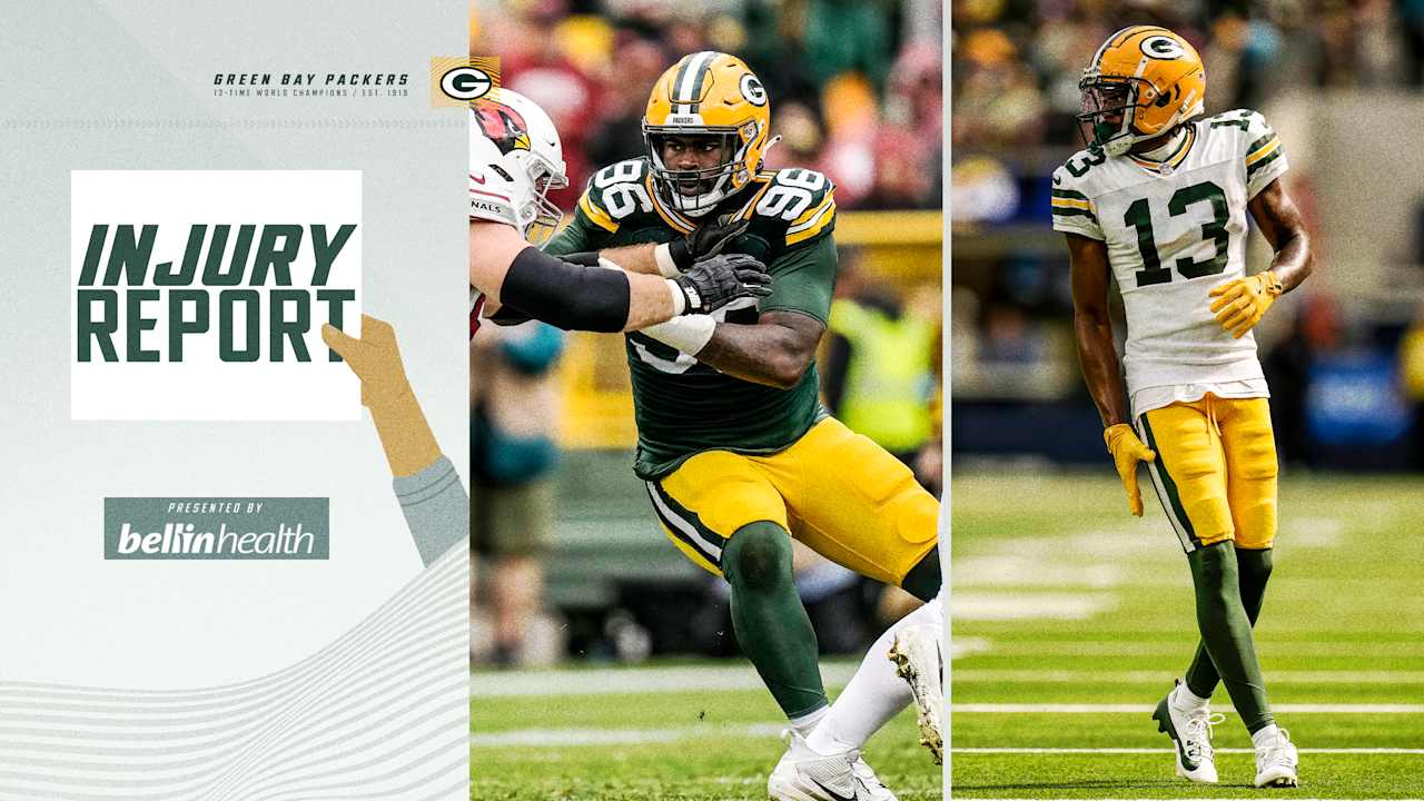 Packers list WR Dontayvion Wicks, DL Colby Wooden questionable vs. Texans | Week 7 Injury Report