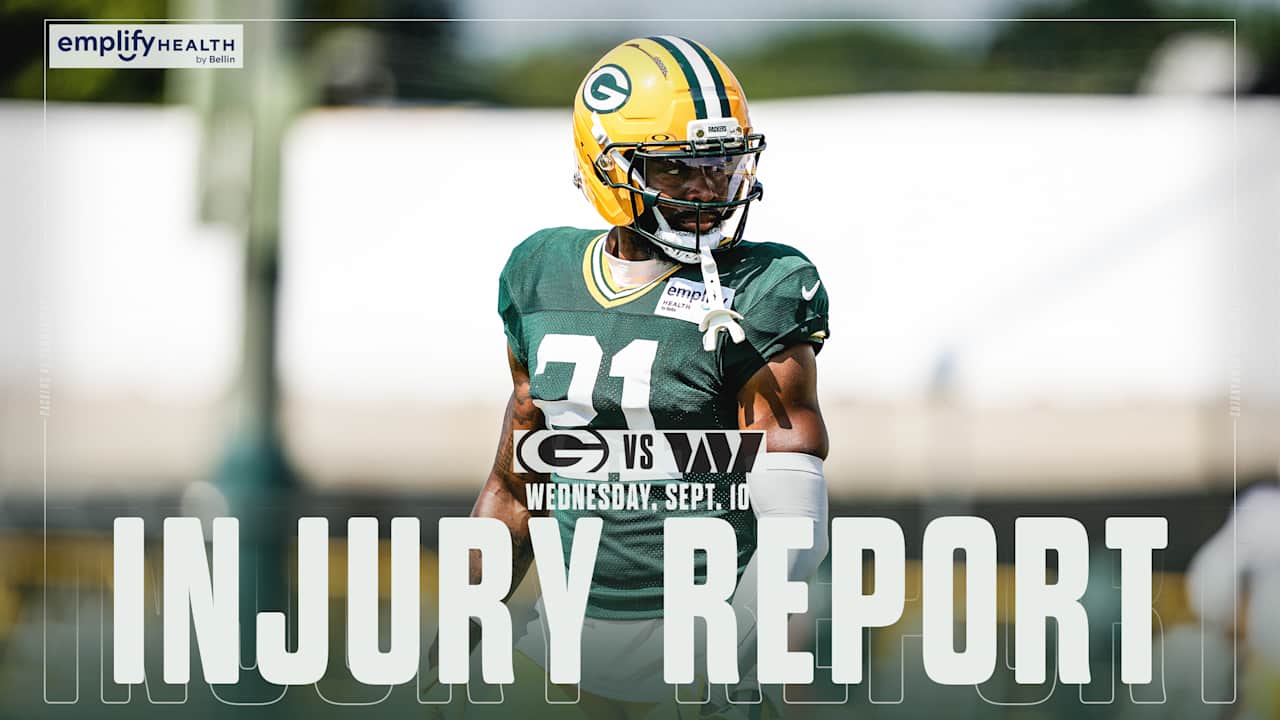 Packers list five questionable, rule out two vs. Commanders | Week 2 Injury Report