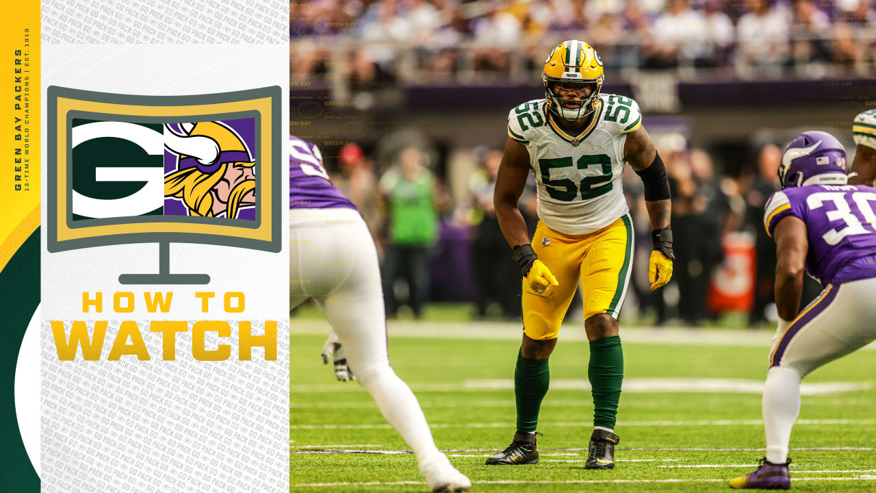 Packers vs. Vikings How to watch stream listen Week 17