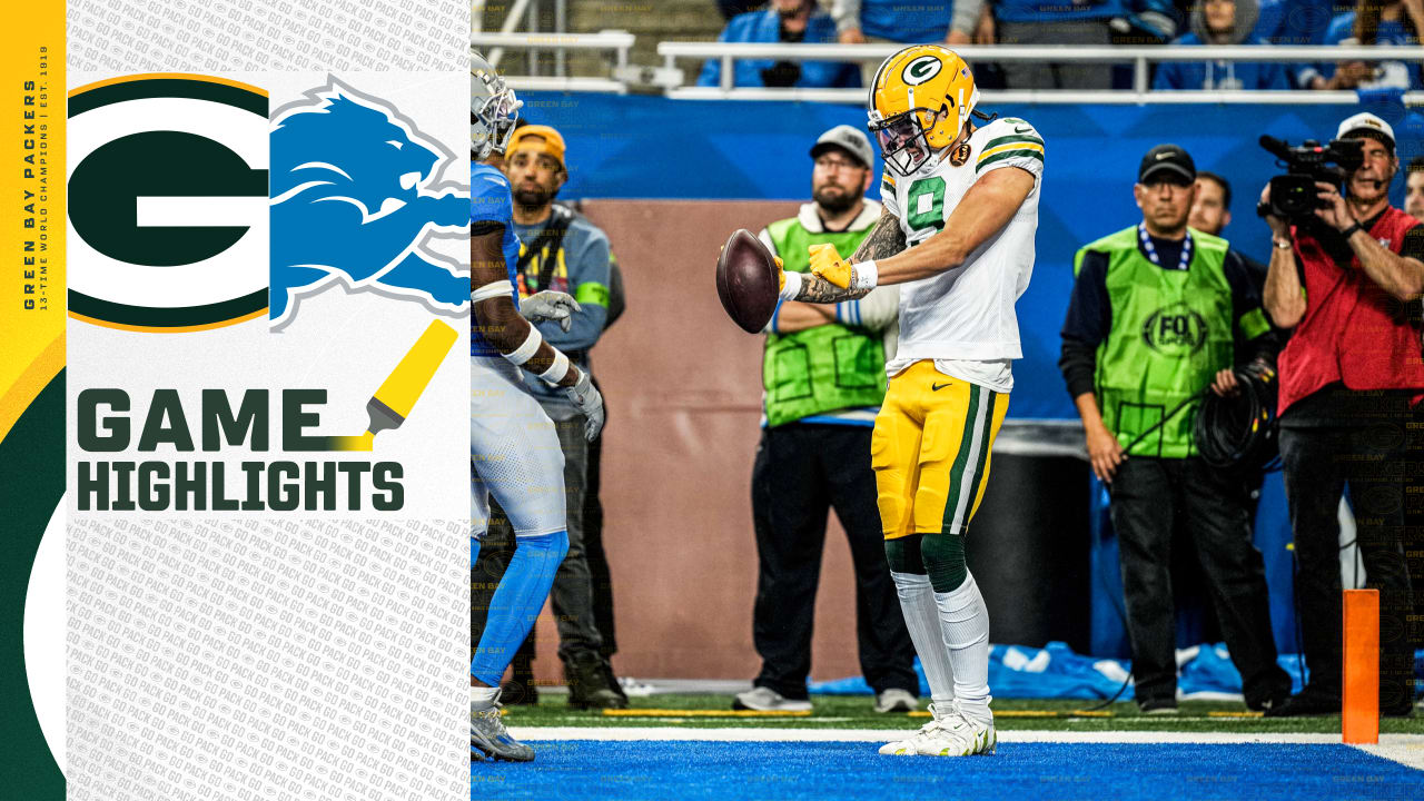 Christian Watson's Biggest Plays | Packers Vs. Lions