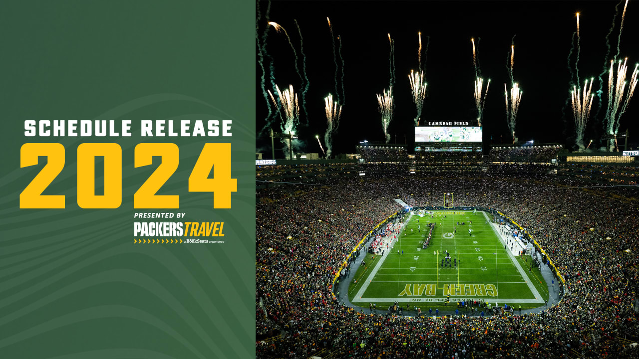 Packers 2024 Schedule Release Dates, times, locations, primetime games