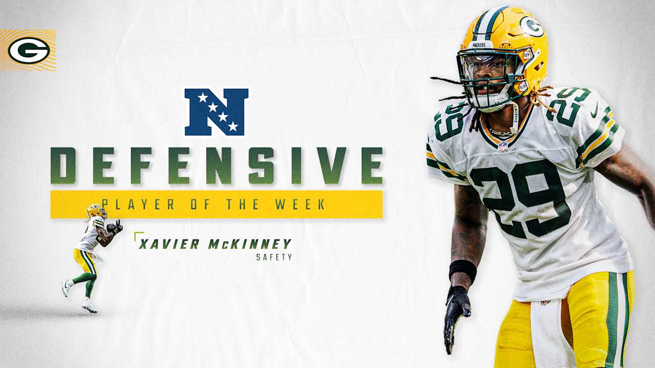 Packers S Xavier McKinney named NFC Defensive Player of the Week