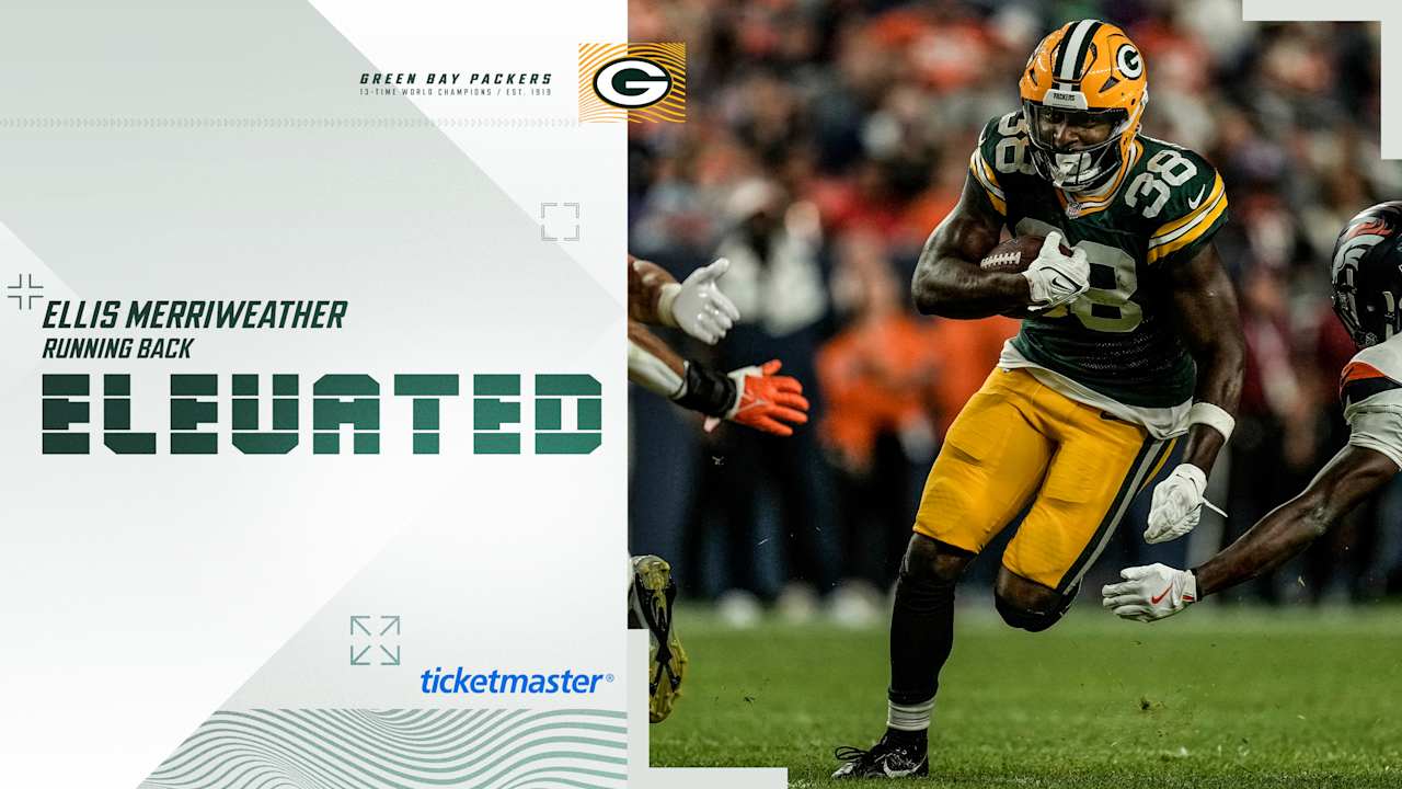 Packers elevate RB Ellis Merriweather for gameday