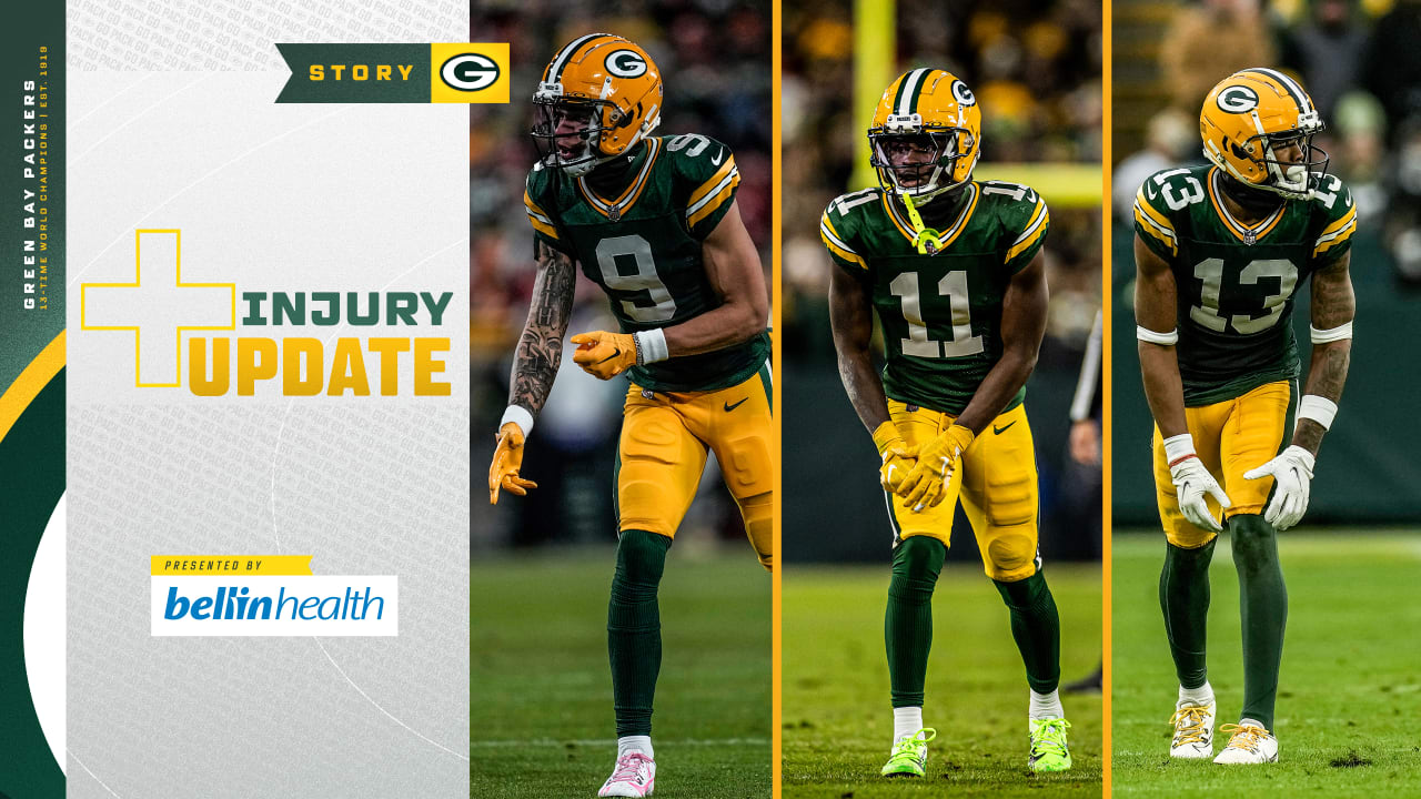 Packers list eight questionable, rule out two for Sunday | Week 18