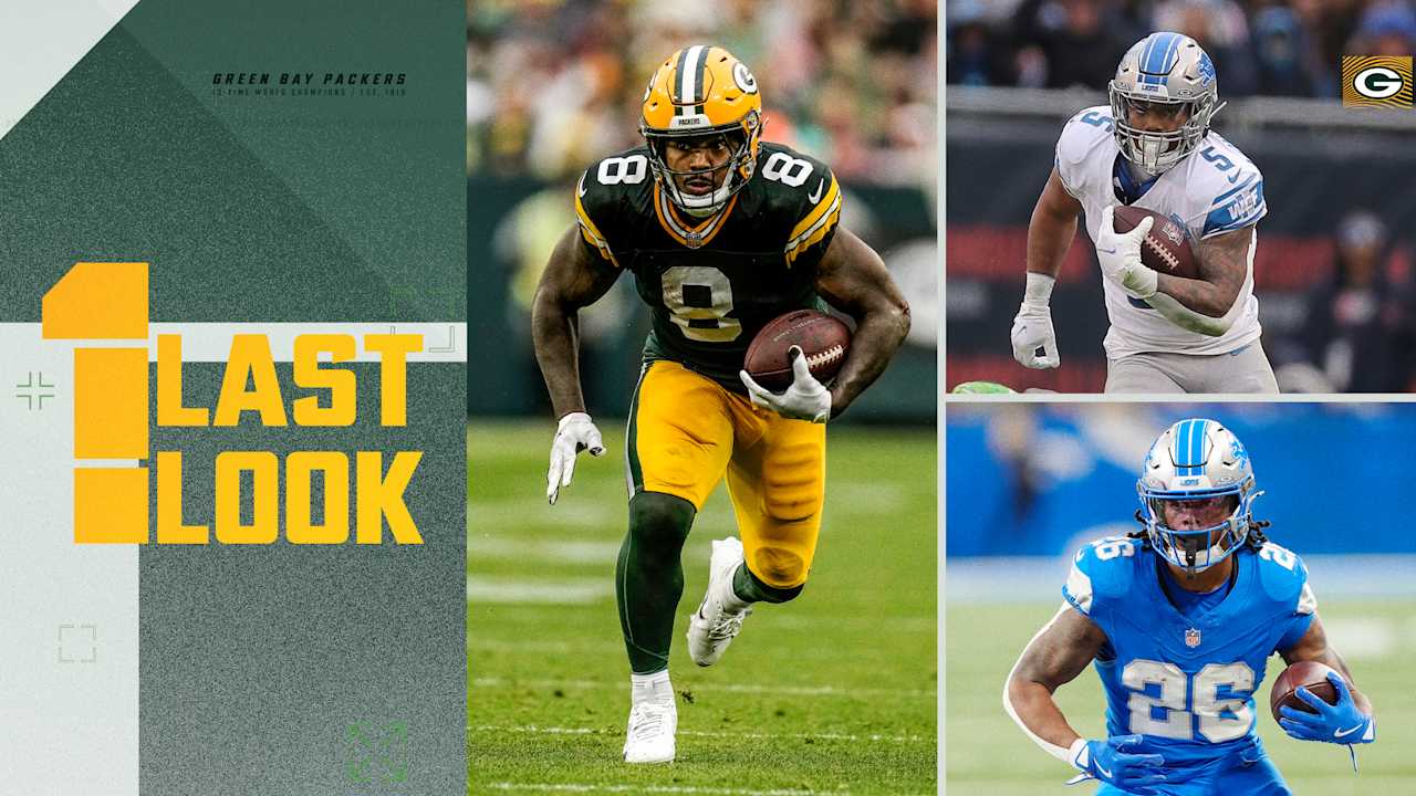 Two teams and three great running backs mark the NFC North clash