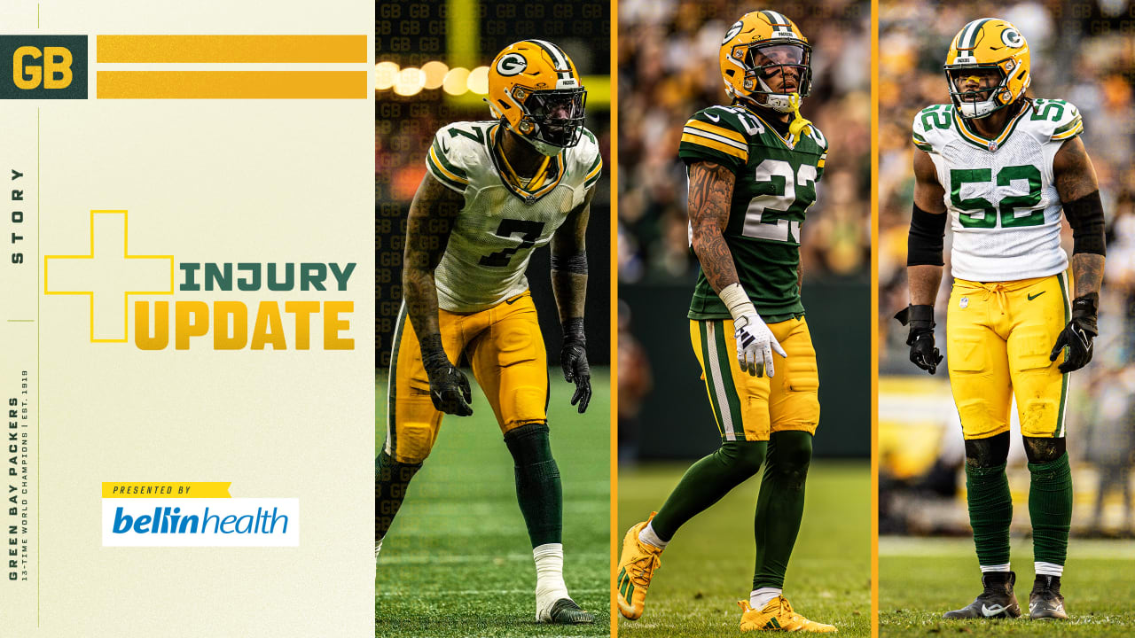 Packers List Quay Walker, Jaire Alexander And Rashan Gary As ...