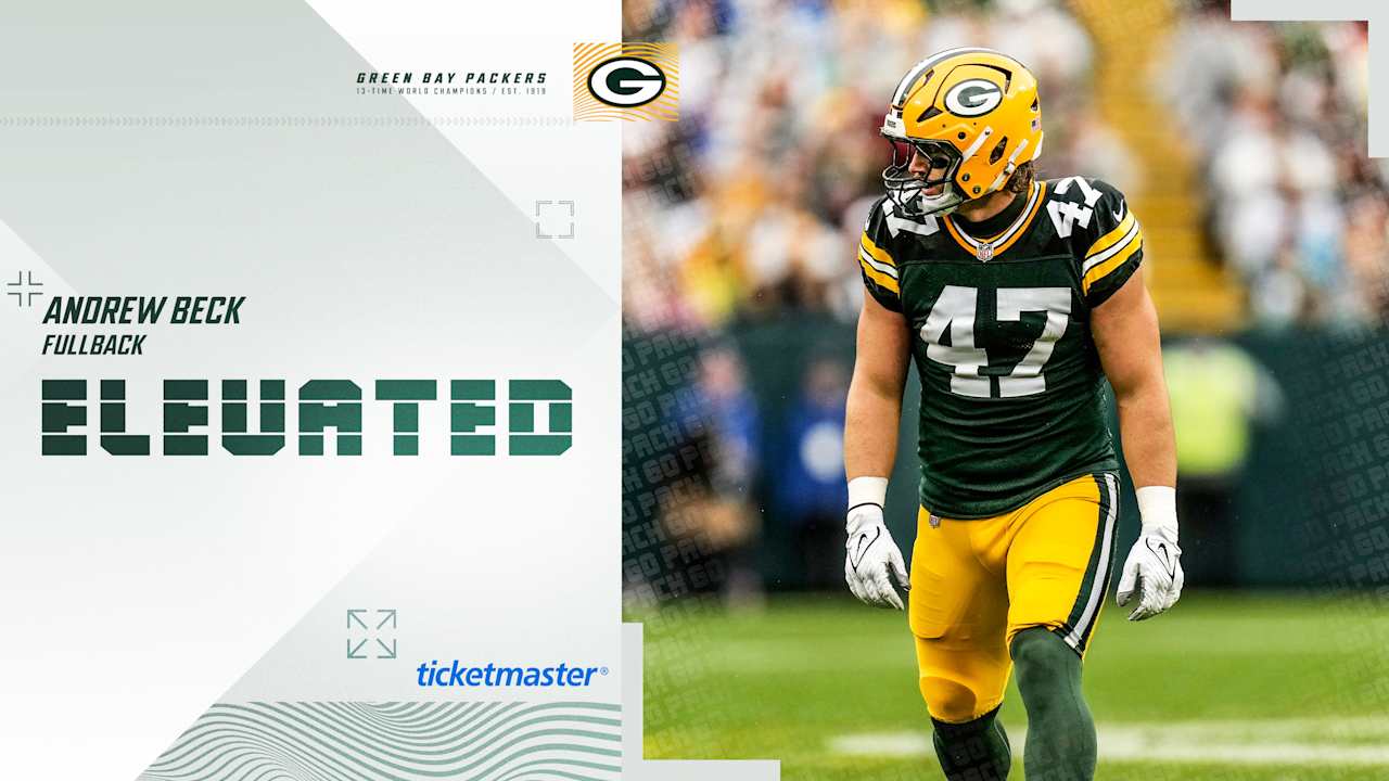 Packers elevate FB Andrew Beck for gameday | Week 7