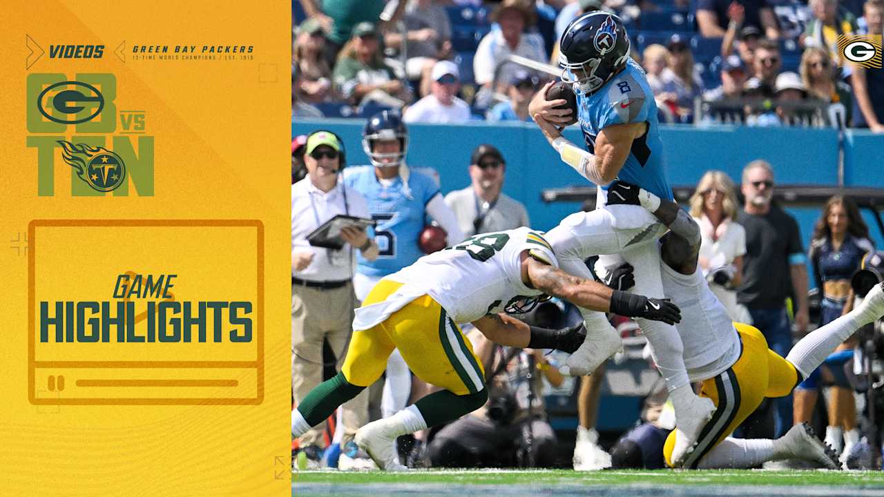 Quay Walker brings down Will Levis | Packers vs. Titans