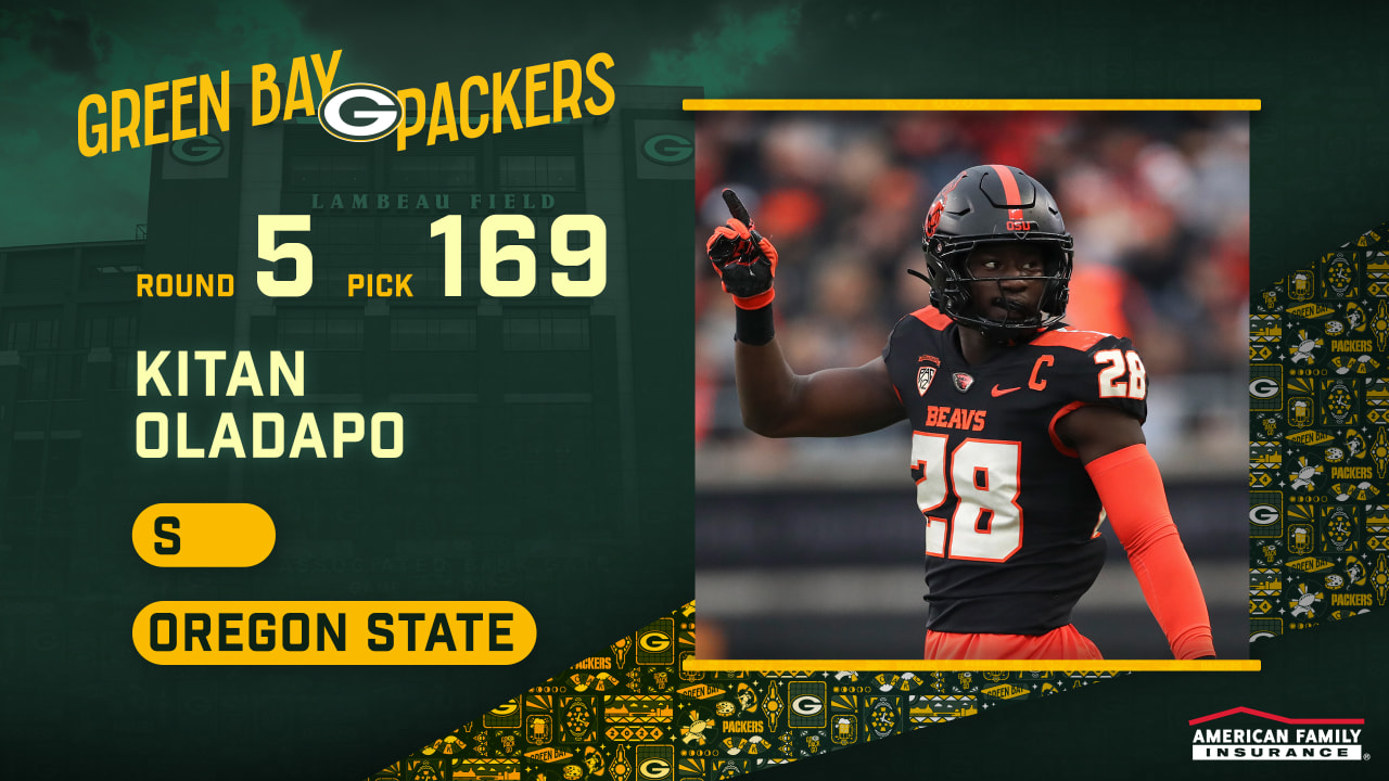 2024 NFL Draft: Packers select Oregon State S Kitan Oladapo in 5th round, No. 169 overall