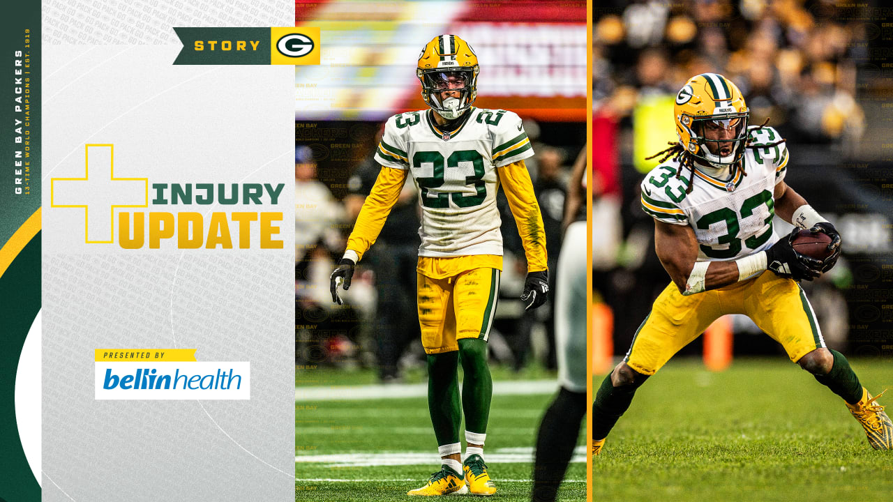 Os Packers listam CB Jaire Alexander e RB Aaron Jones como questionáveis ​​contra os Giants