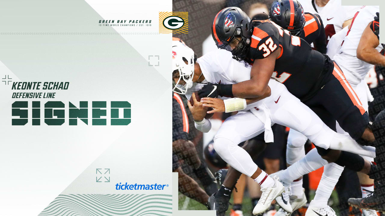 Packers sign DL Keonte Schad