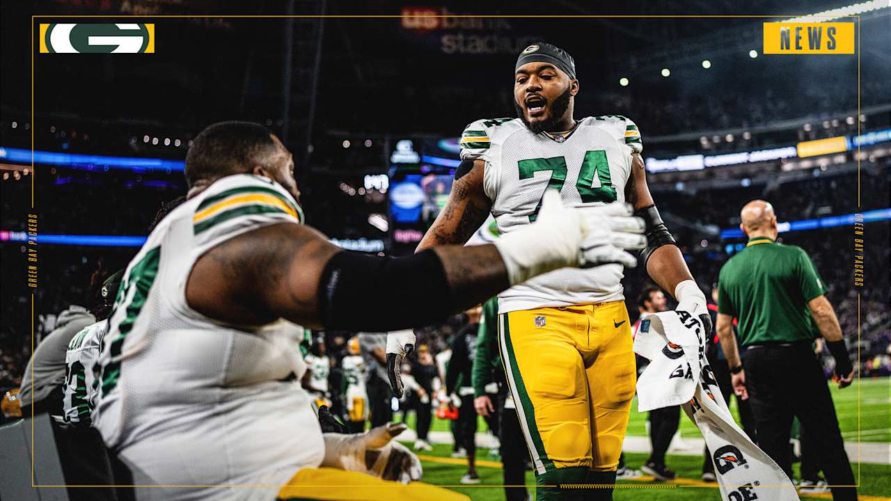 It's all love, and competition, between Elgton Jenkins and Kenny Clark