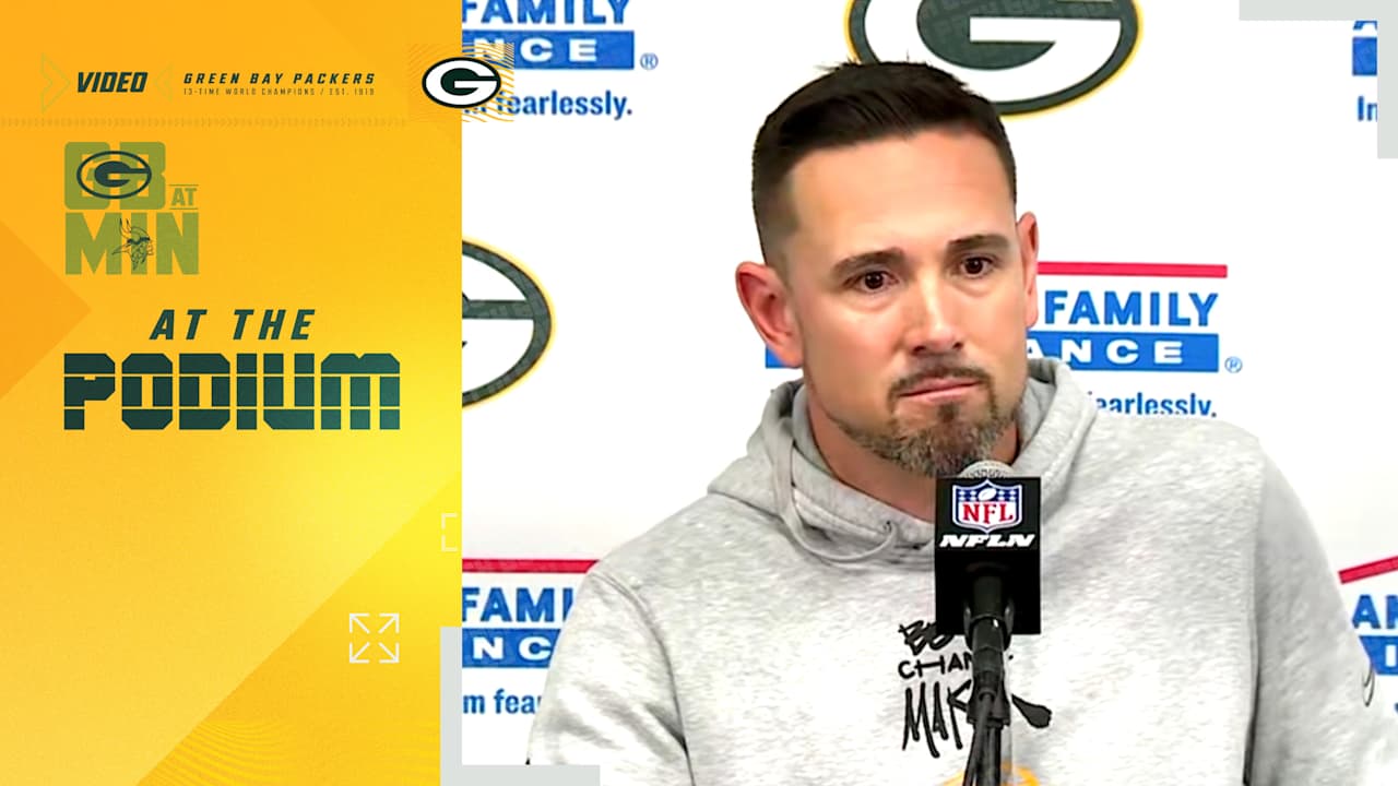 Matt LaFleur on loss to Vikings: 'We got to earn the right to play these  guys again'