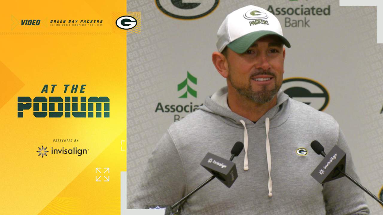 Matt LaFleur 'I like the approach of our team' heading into game vs. Bears