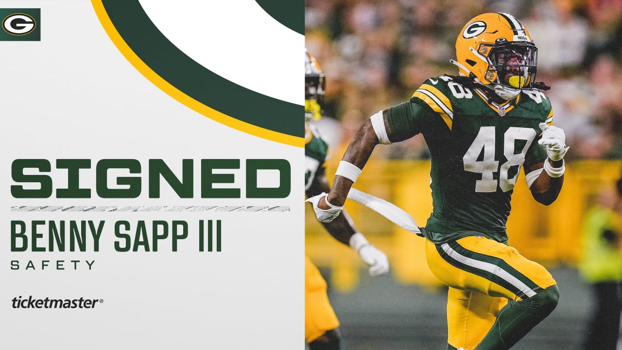 Packers sign S Benny Sapp III to active roster