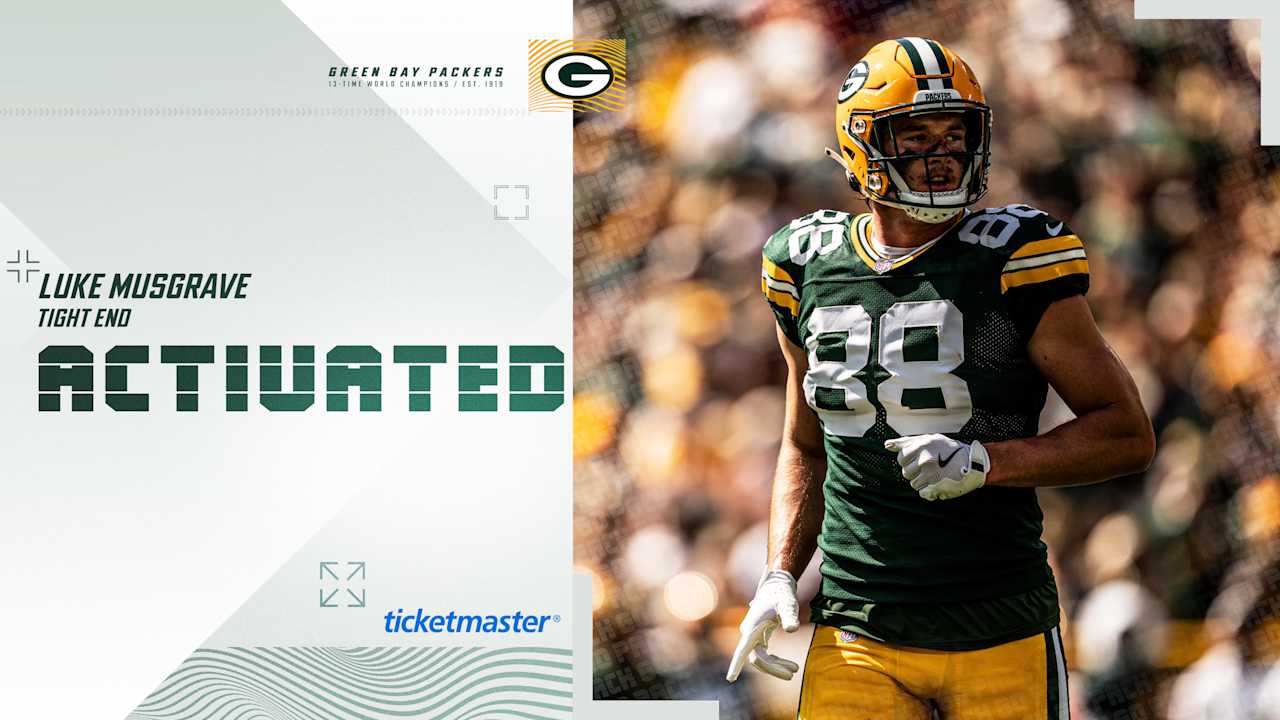 Packers activate TE Luke Musgrave off injured reserve