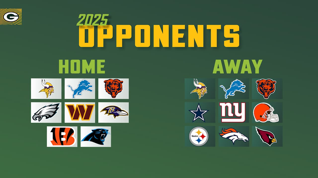 Green Bay Packers' 2025 opponents determined BVM Sports