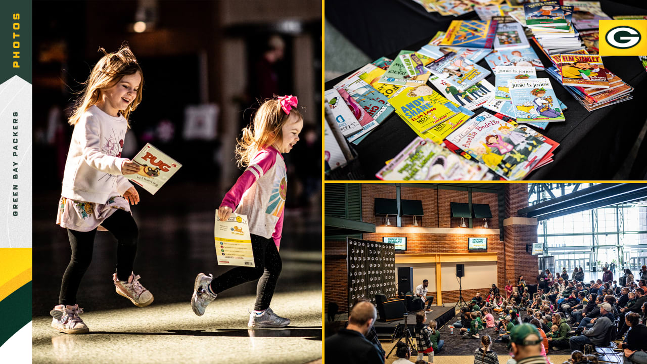 Photos: Packers host 'Timeout for Reading' literacy event at Lambeau Field