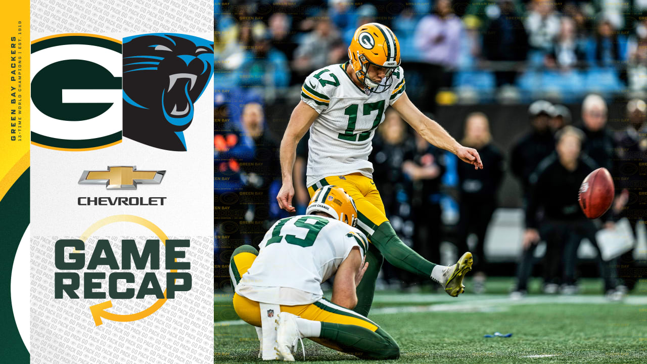 Jordan Love, Packers survive rally by Panthers, win 33-30 to keep playoff  hopes alive