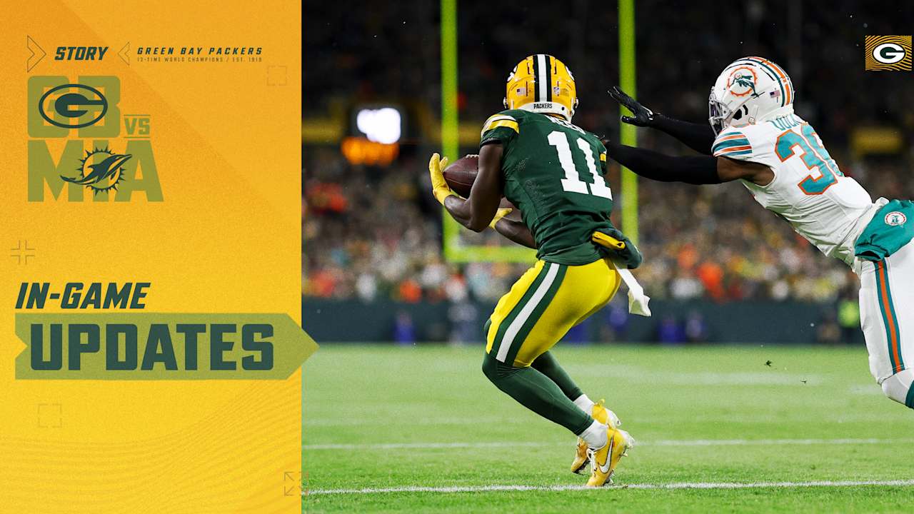 Packers lead Dolphins 14-0 after first quarter