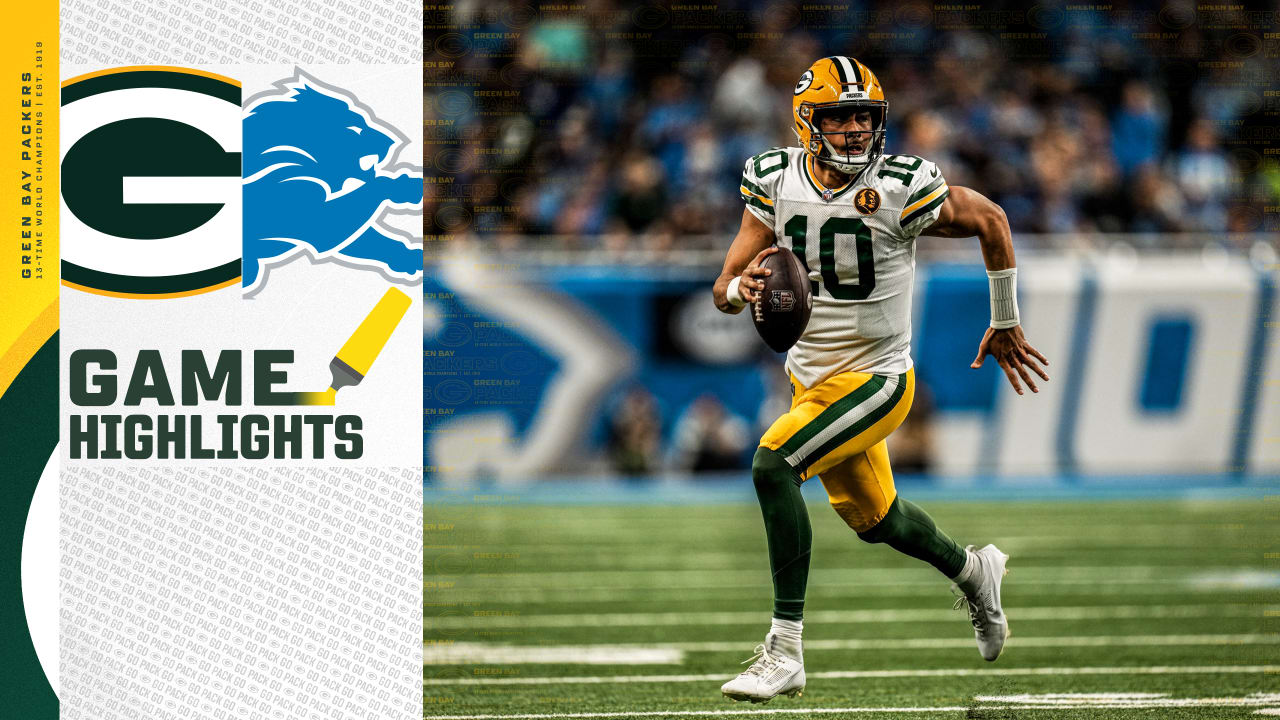 Highlights from Jordan Love's 3TD performance Packers vs. Lions