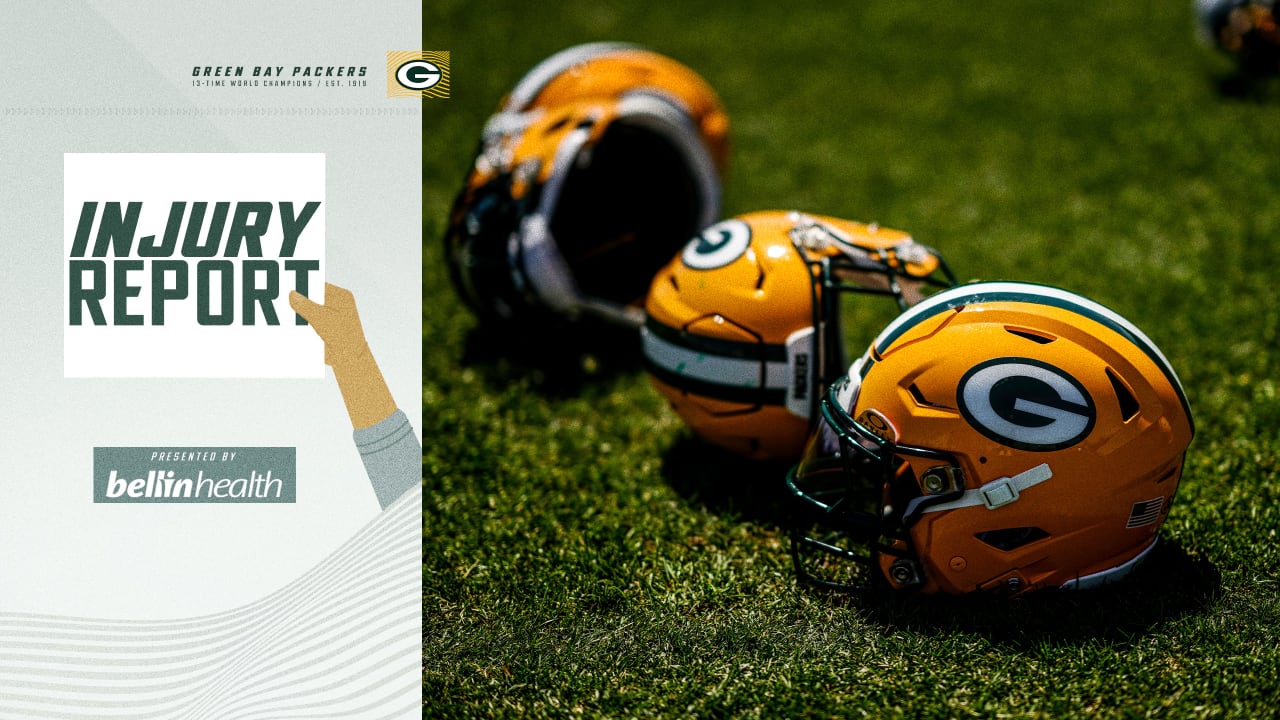 Packers-Lions Injury Report | Dec. 3, 2024 – Packers.com