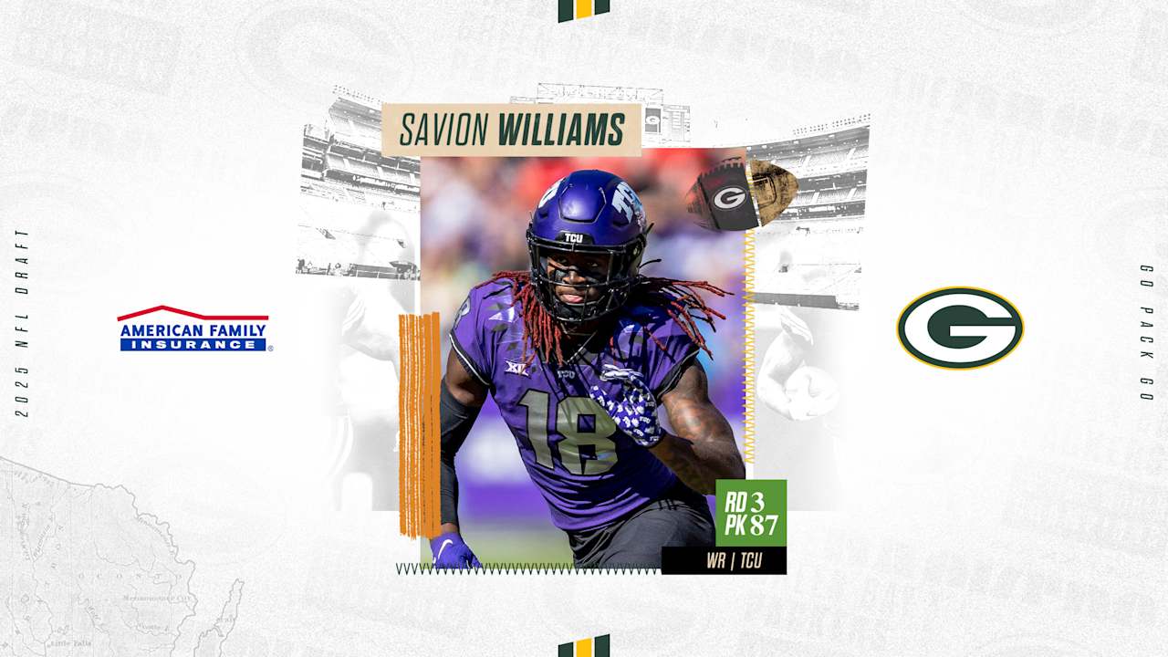 Savion Williams has 'crazy' connection to fellow Packers draft pick at receiver