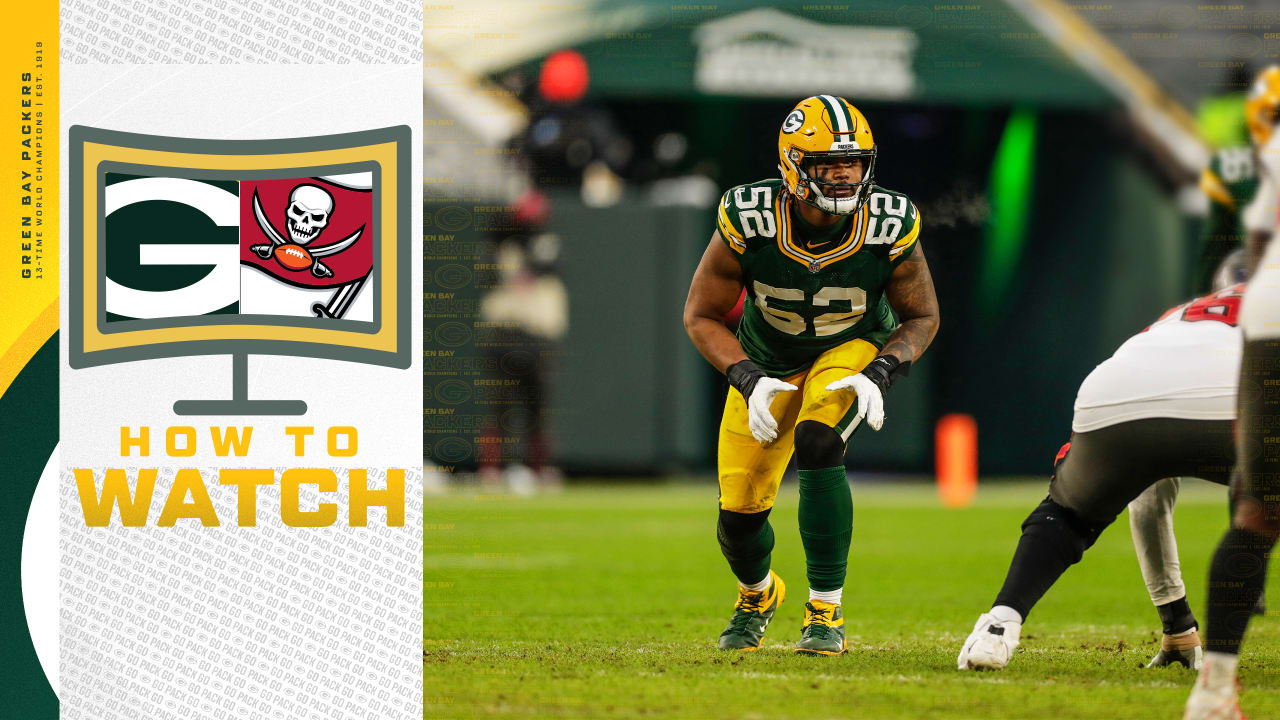 Packers vs. Buccaneers How to watch stream listen Week 15