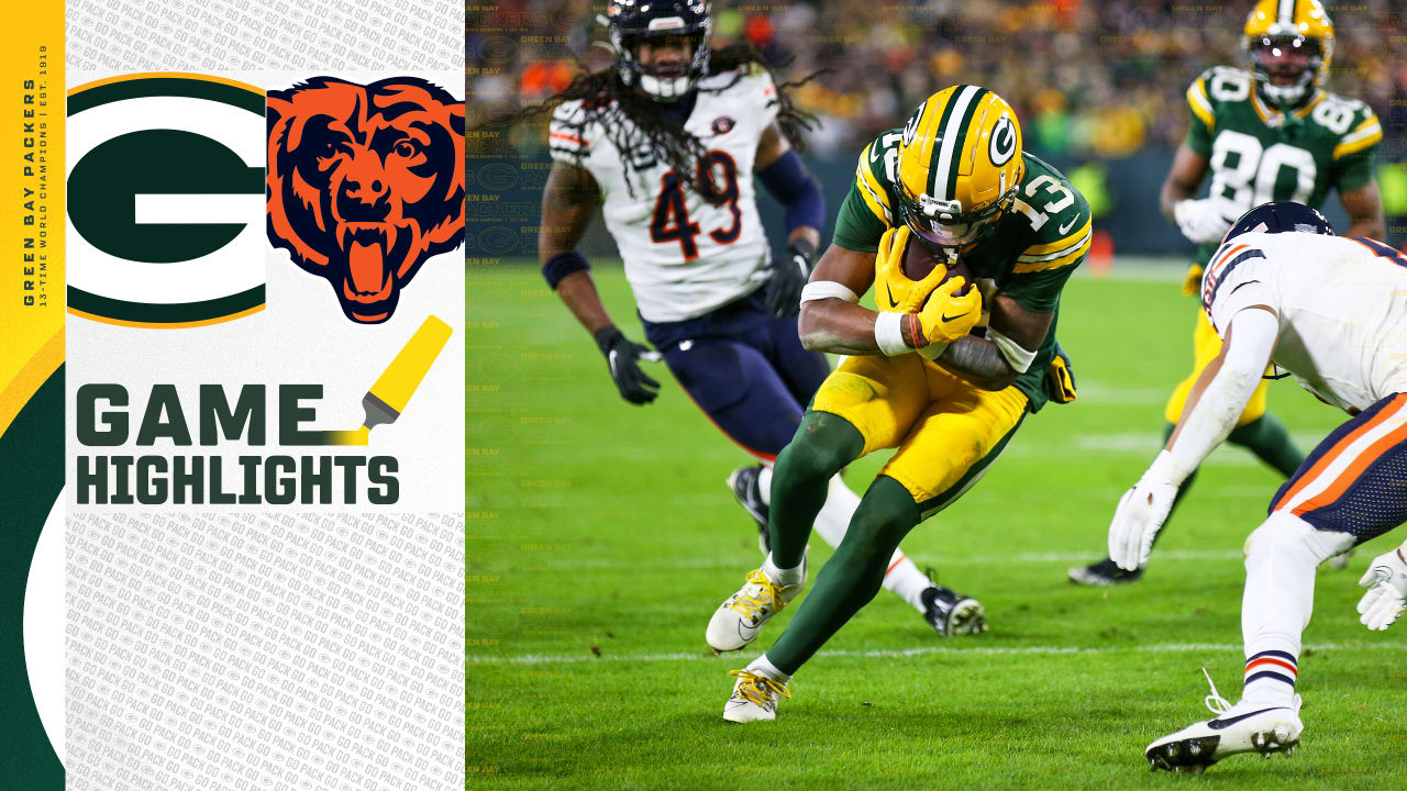 Dontayvion Wicks catches second thirddown touchdown Packers vs. Bears