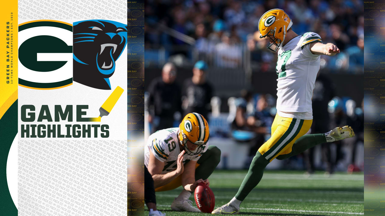 Anders Carlson Drills 53-yard Field Goal | Packers Vs. Panthers