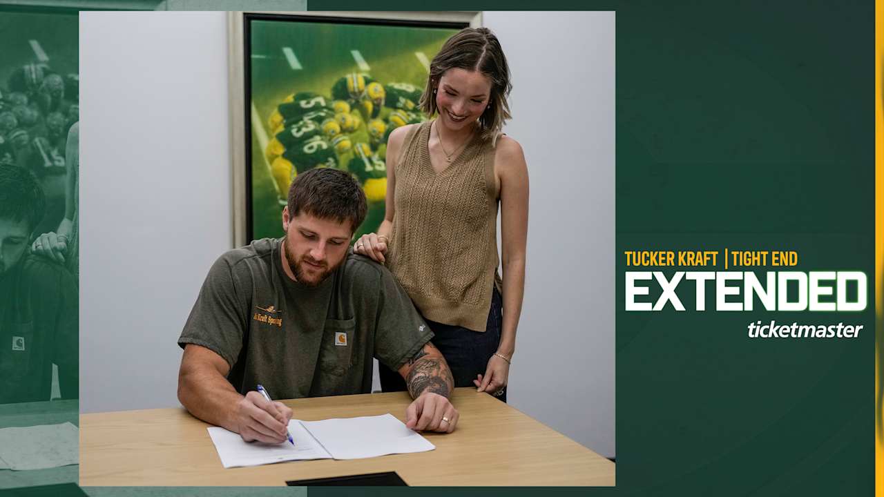 Packers Sign Tight End Tucker Kraft to Contract Extension