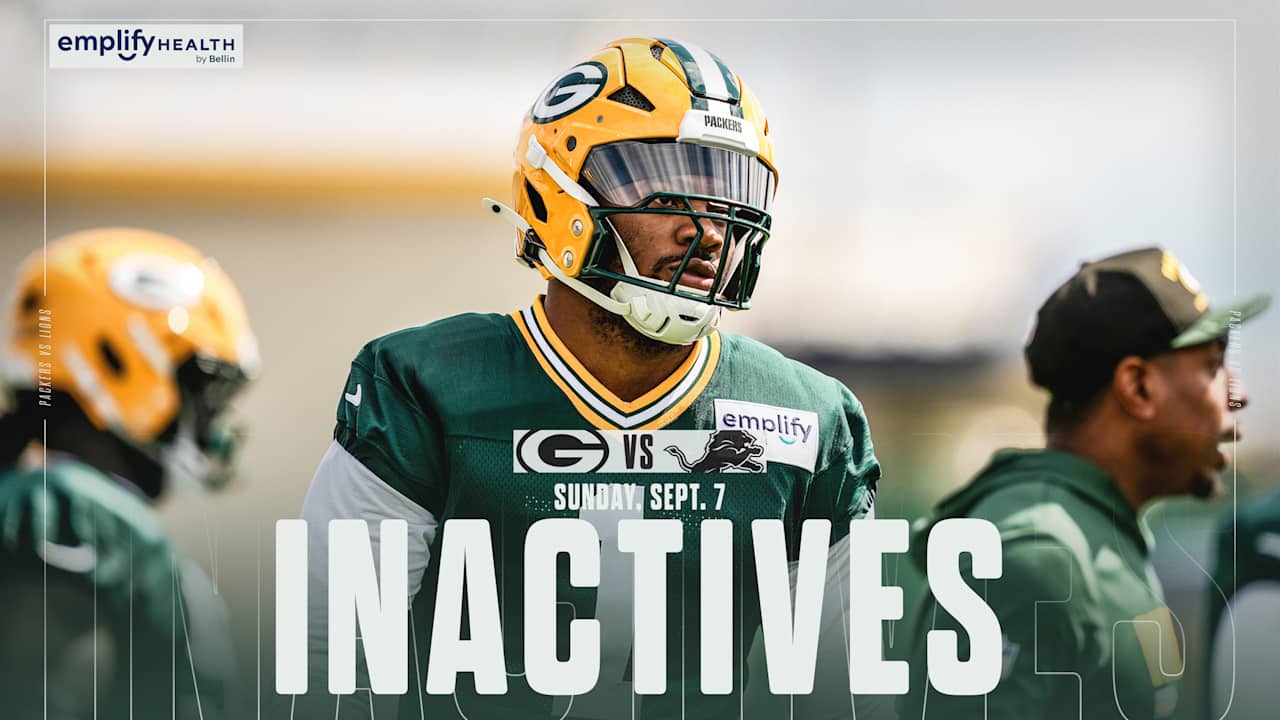 DL Micah Parsons, 3 WRs all active for Green Bay | Packers-Lions inactives