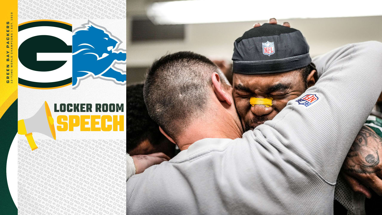 LaFleur applauds Rashan Gary's road to recovery, big performance vs. Lions | Locker Room Speech