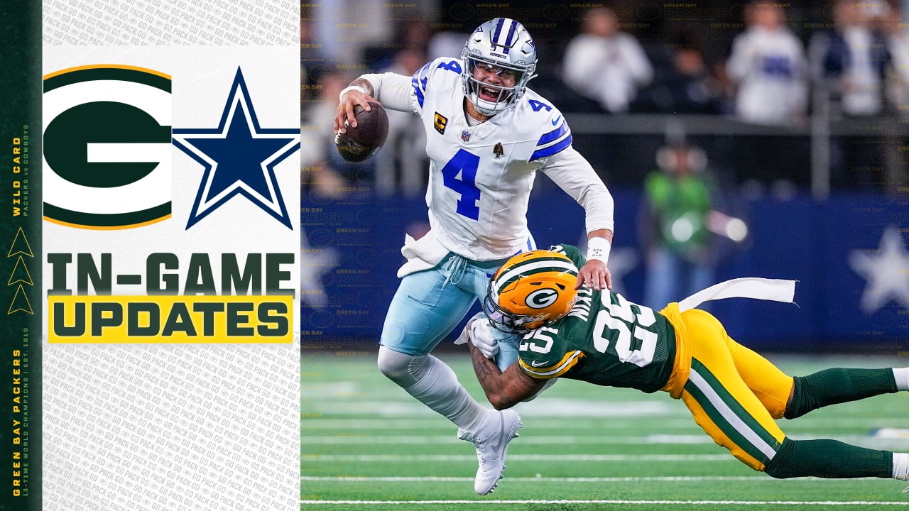 Packers lead Cowboys 27-7 at halftime
