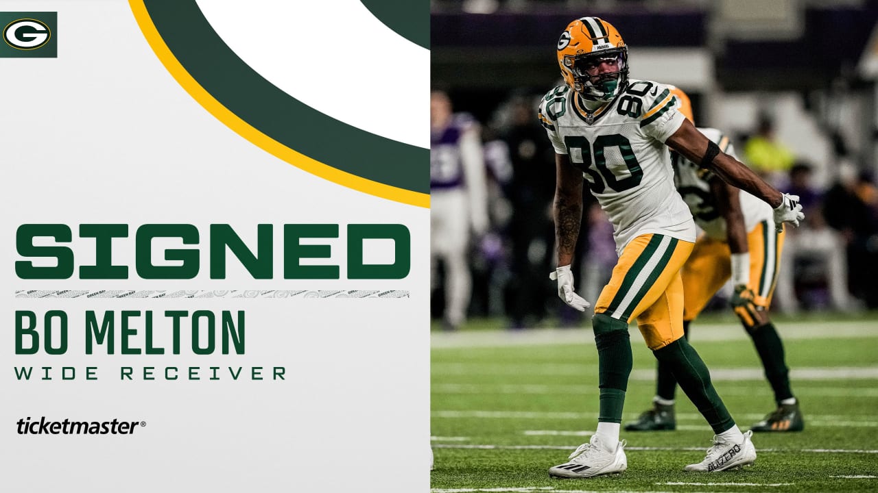 Packers menandatangani WR Bo Melton ke daftar aktif