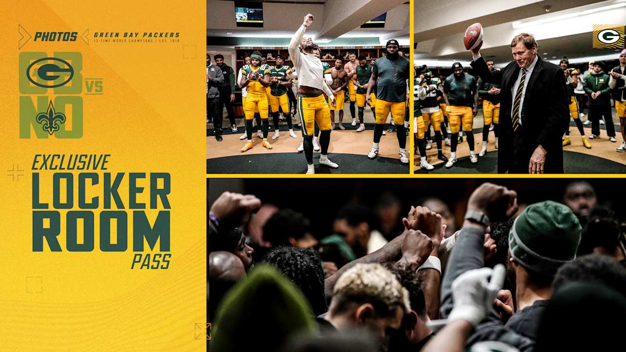 Locker Room Pass Inside the Packers' locker room after shutout win vs