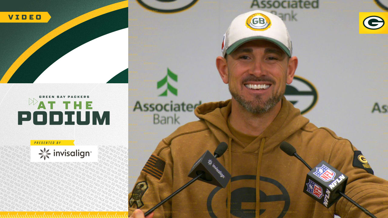Matt LaFleur: 'We've got a great challenge in front of us on Monday Night Football'