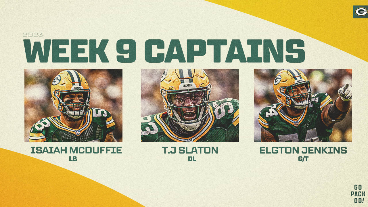 Packers pick captains for Sunday's Rams game