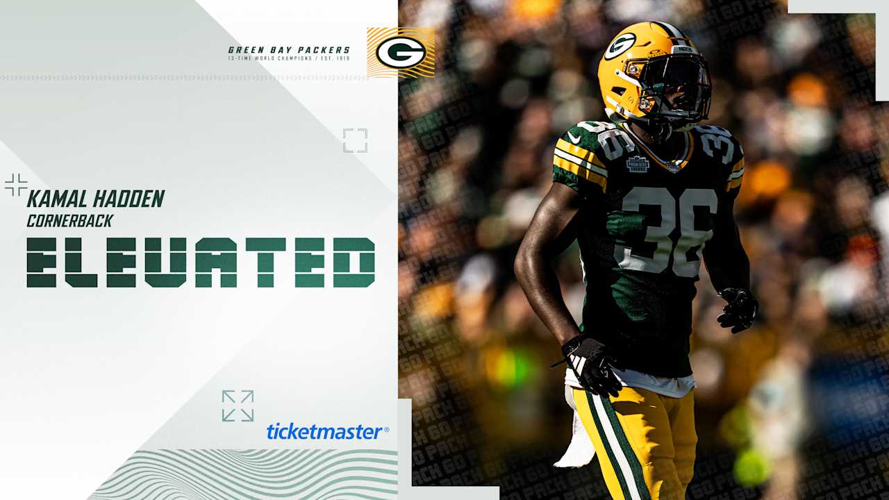 Packers elevate CB Kamal Hadden for gameday | Week 9 