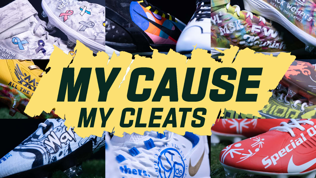 My Cause My Cleats Take a closer look at the Packers