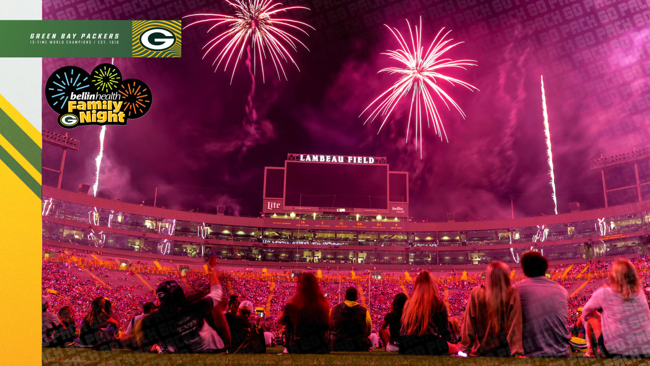 Packers preparing for Saturday's Family Night, presented by Bellin Health