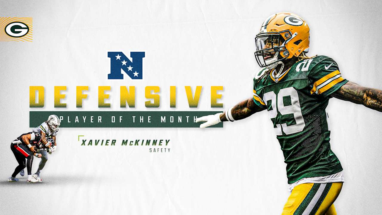 Packers S Xavier McKinney named NFC Defensive Player of the Month