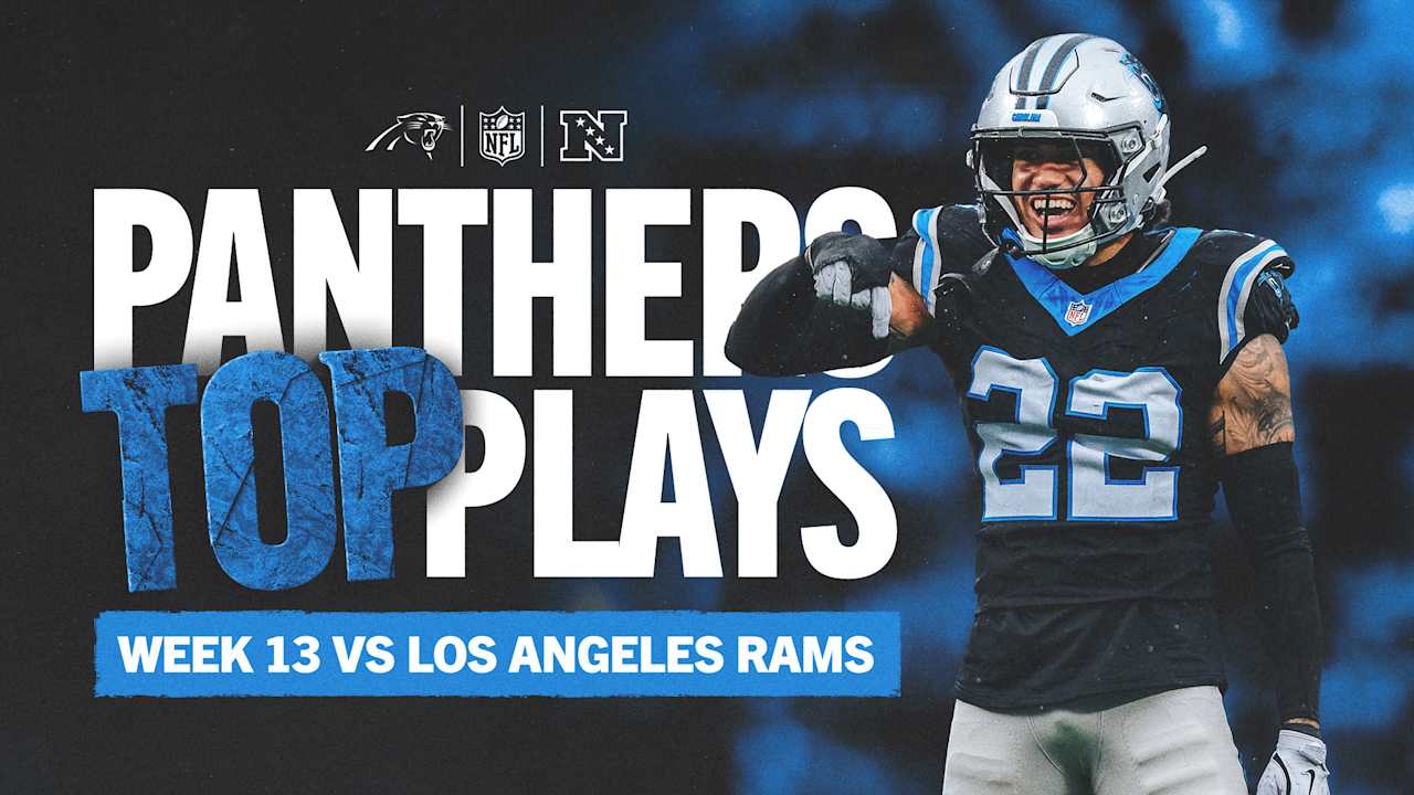 Panthers' top plays vs. Rams Week 13