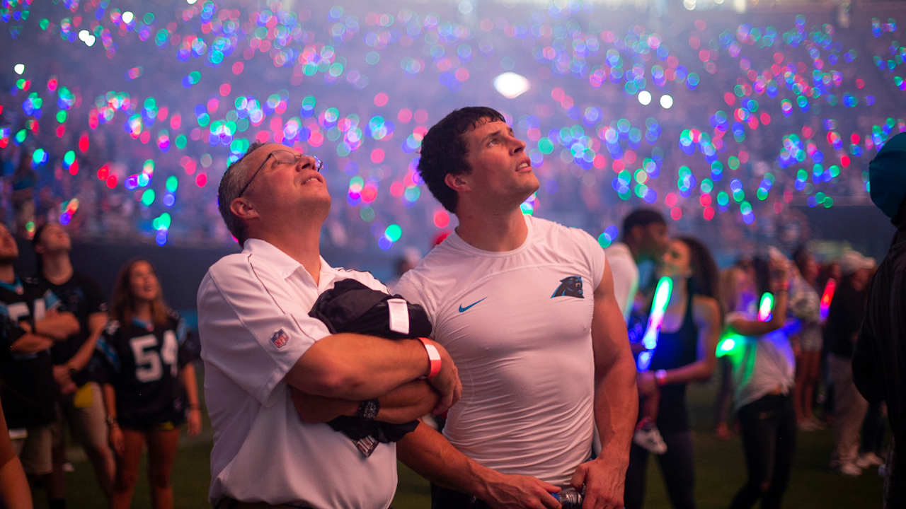 For Luke Kuechly, his choice for Pro Football Hall of Fame presenter was an easy one