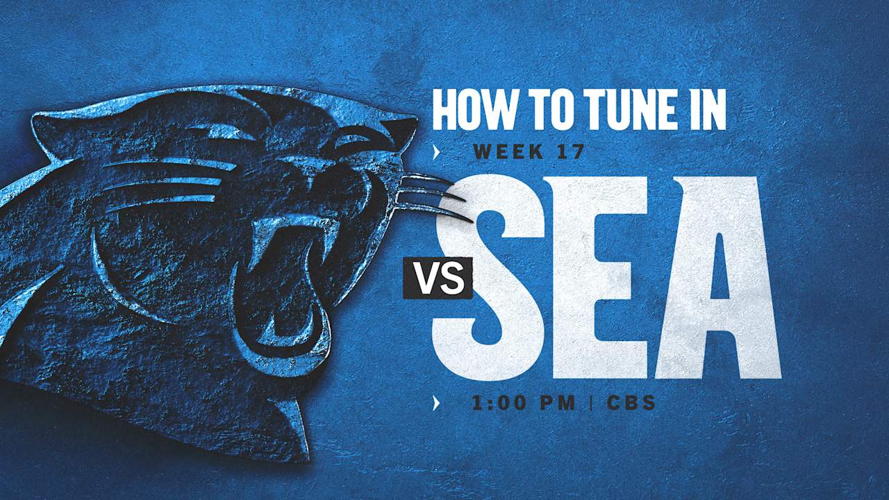 How to watch, listen and follow: Carolina vs. Seattle Seahawks in Week 17