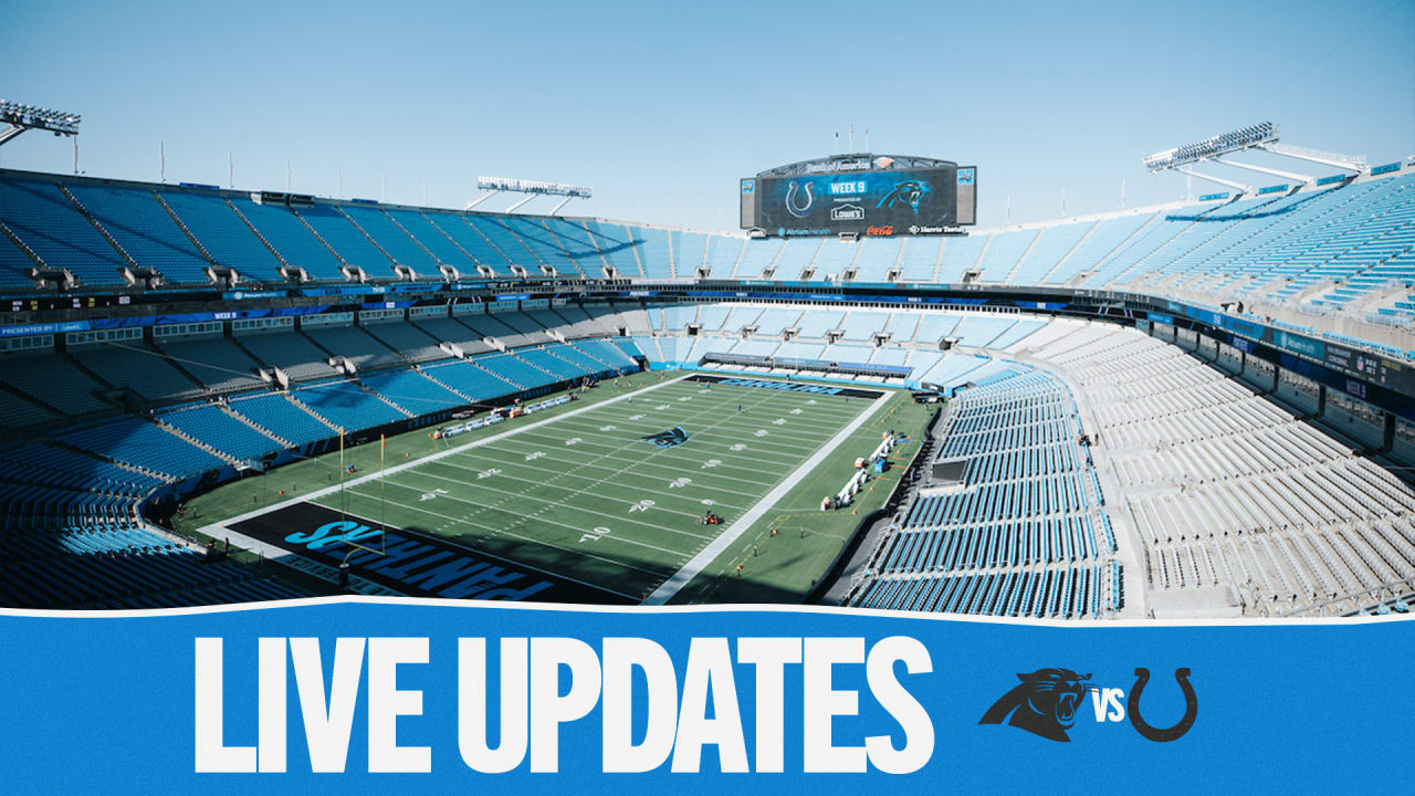 Live Updates Panthers vs. Colts