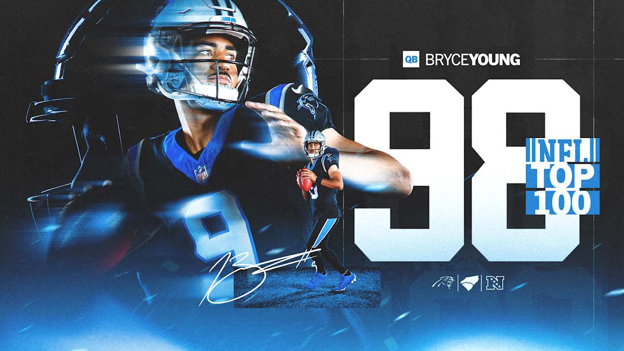 Bryce Young comes in at No. 98 on the NFL Top 100 list
